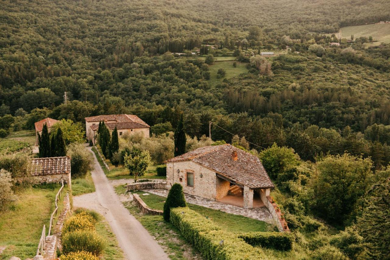 Castello Di Meleto Vendégház Gaiole in Chianti Kültér fotó